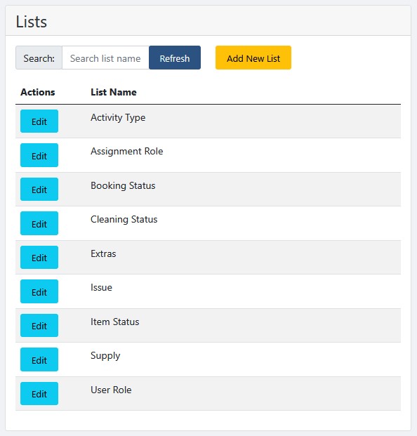 Nonstop Host - Data & List Management